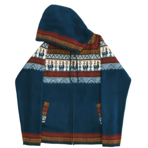 Petrol with brown tones Hoodie